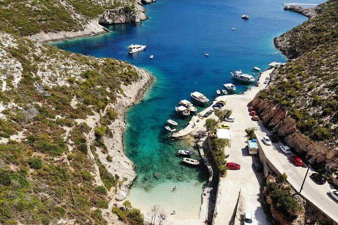 Zakynthos Shipwreck Beach with Blue Caves Land and Sea Tour - Blue Caves by boat: when the day becomes water-first