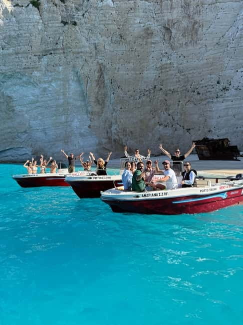 Zakynthos: Shipwreck & Caves Private Boat Tour with Skipper - Maravegias Cave and the smaller coastal caves