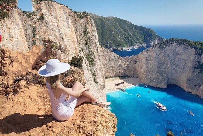Zakynthos Small Group Tour Shipwreck and Blue Caves Land & Sea - From Zakynthos Town Up to Bochali: Getting Your Bearings First