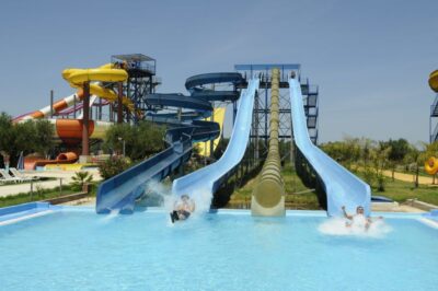 Zakynthos Water Park Entrance Ticket - The big rides: Mat Racer, Black Hole, and Boomer Bowl