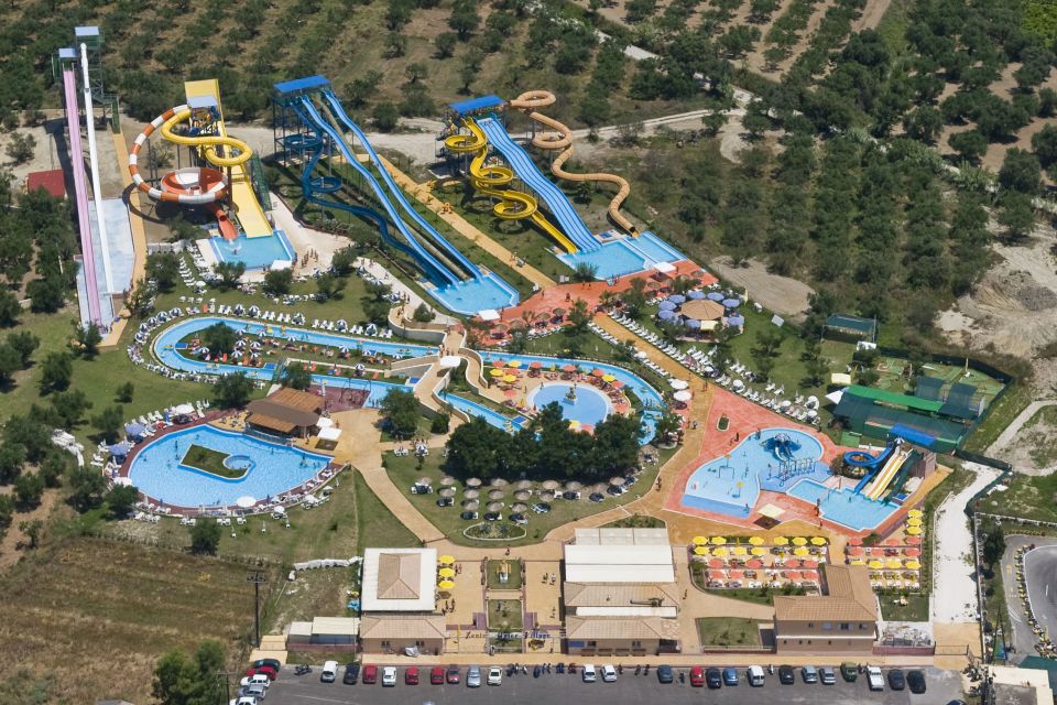 Zakynthos Water Park Entrance Ticket - Food, drinks, shops, and the practical setup