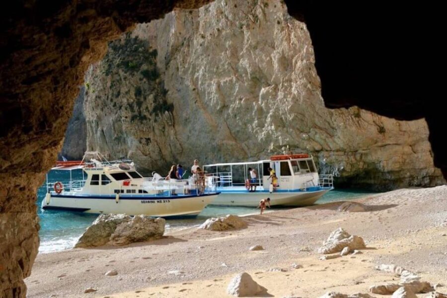 Zakynthos: West Coast & Navagio Bay Cruise with 2 Swim Stops - Sfogio Beach and the White Beach area: where the water time gets serious