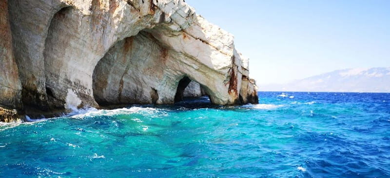 Zakynthos: Xigia, Navagio Shipwreck and Blue Caves Boat Tour - Small-Boat Speedboat Time From Alykes (What the first hour feels like)