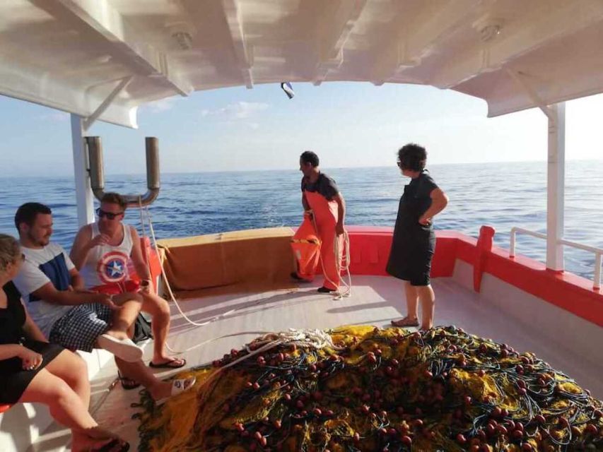 Zante Fishing Tours - Setting the fishing nets in the Ionian Sea