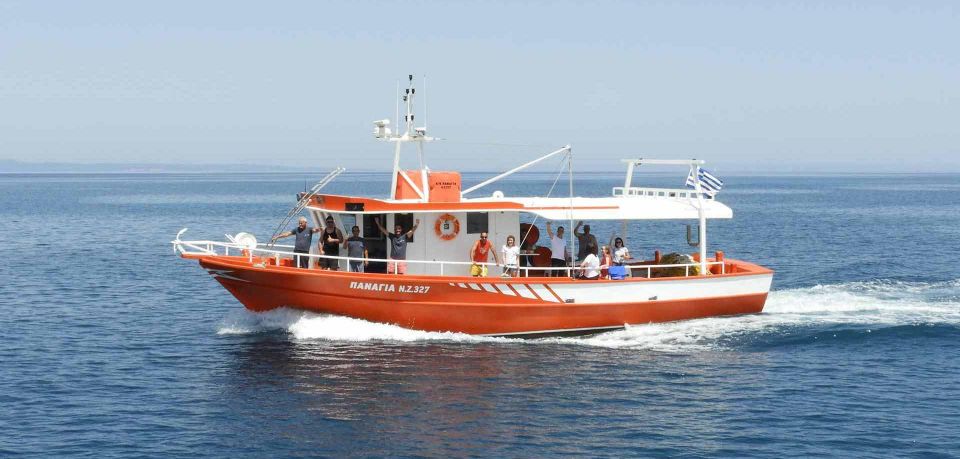 Zante Fishing Tours - Leaving Zakynthos Town harbor in the morning