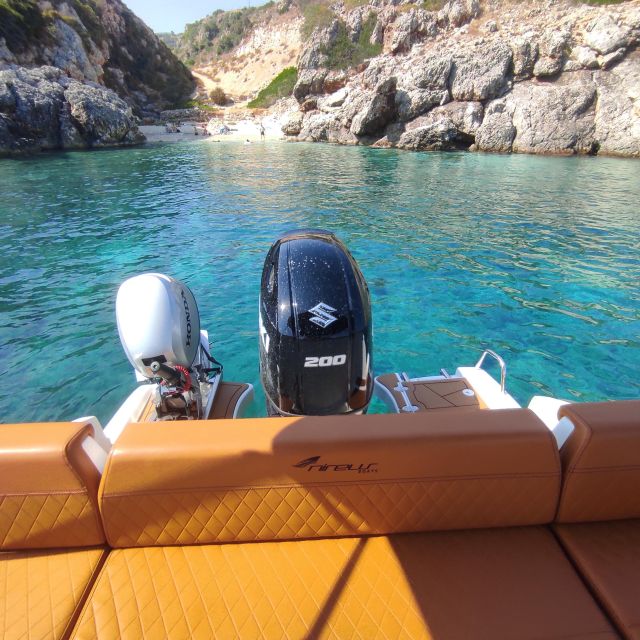 Zante Private Cruise to Shipwreck Beach & Blue Caves (max 9) - Lunch at a seaside fish taverna