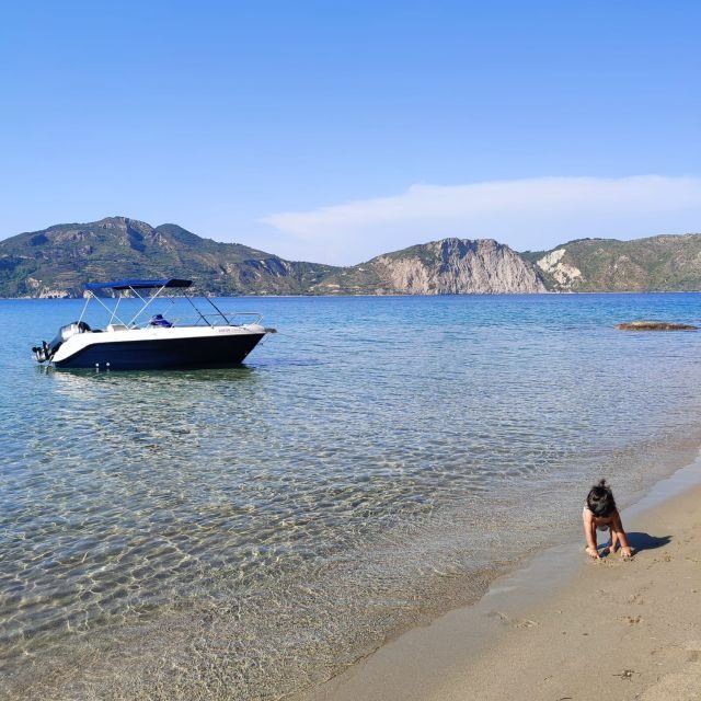 Zante Private Cruise Turtle Island, Keri Caves & Mizithres - Eros Cave and Piscines Beach: Going Farther Than Self-Drive Boats